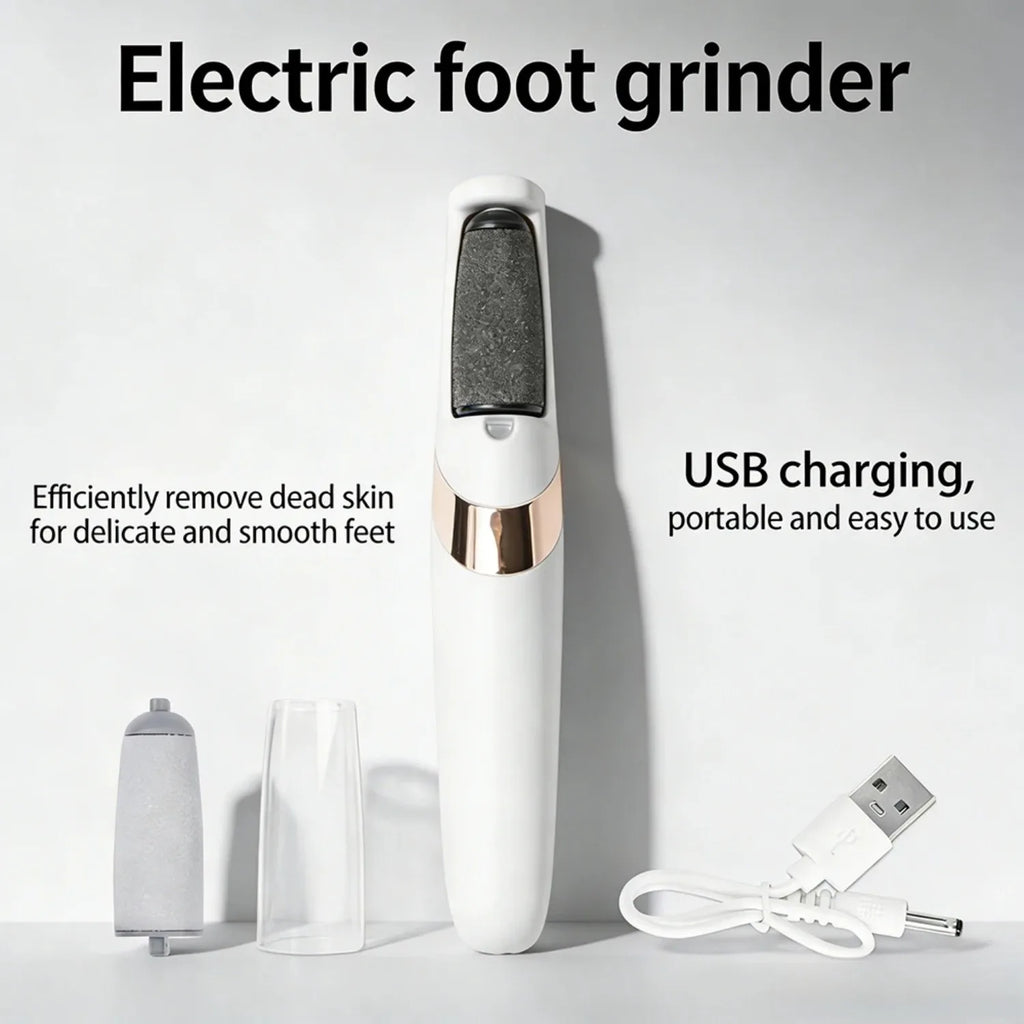 Cordless Rechargeable Electric Callus Remover, Foot File for Dry Coarse Skin Removal on Heels, for Women & Men